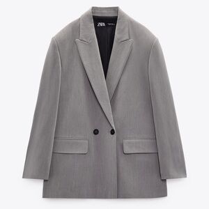 Zara Oversized Double Breasted Jacket